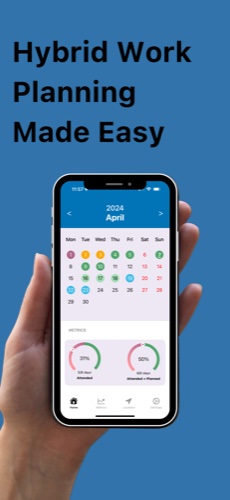 Hybrid Work Planner Dashboard